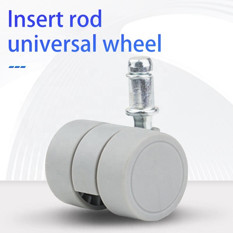 1 inch furniture low caster wheel gel shelf caster gray light pulley carpet wheel furniture hardware accessories slide wheel