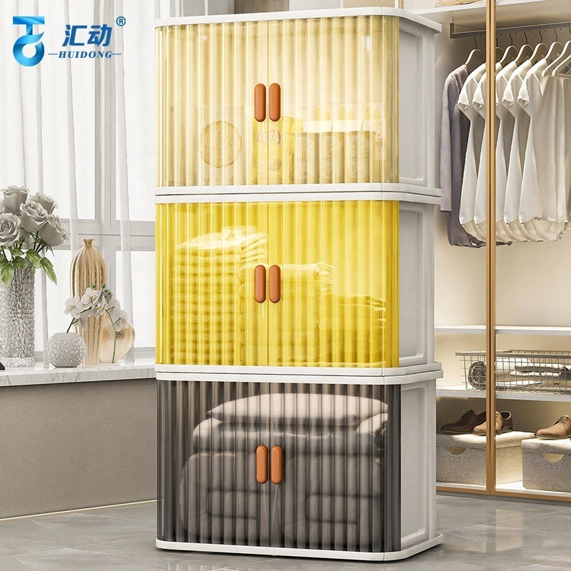 clear plastic foldable toy storage organizers and storage kids & teen food clothes home stackable storage & organization