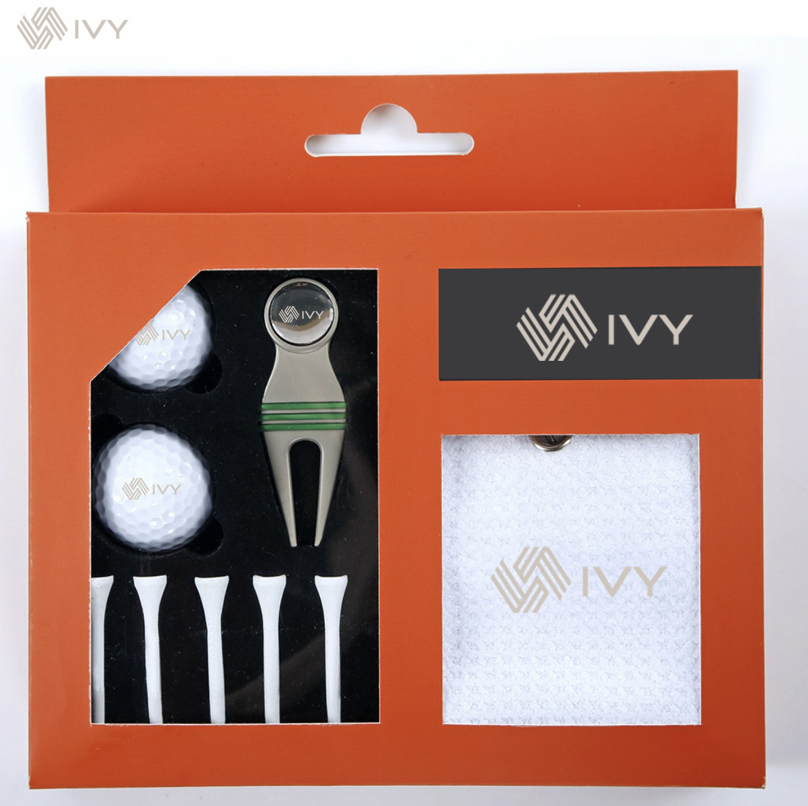 Custom Golf Accessories oem/odm luxury golf gift brush divot pitch sublimation tee box markers wholesale golf gift