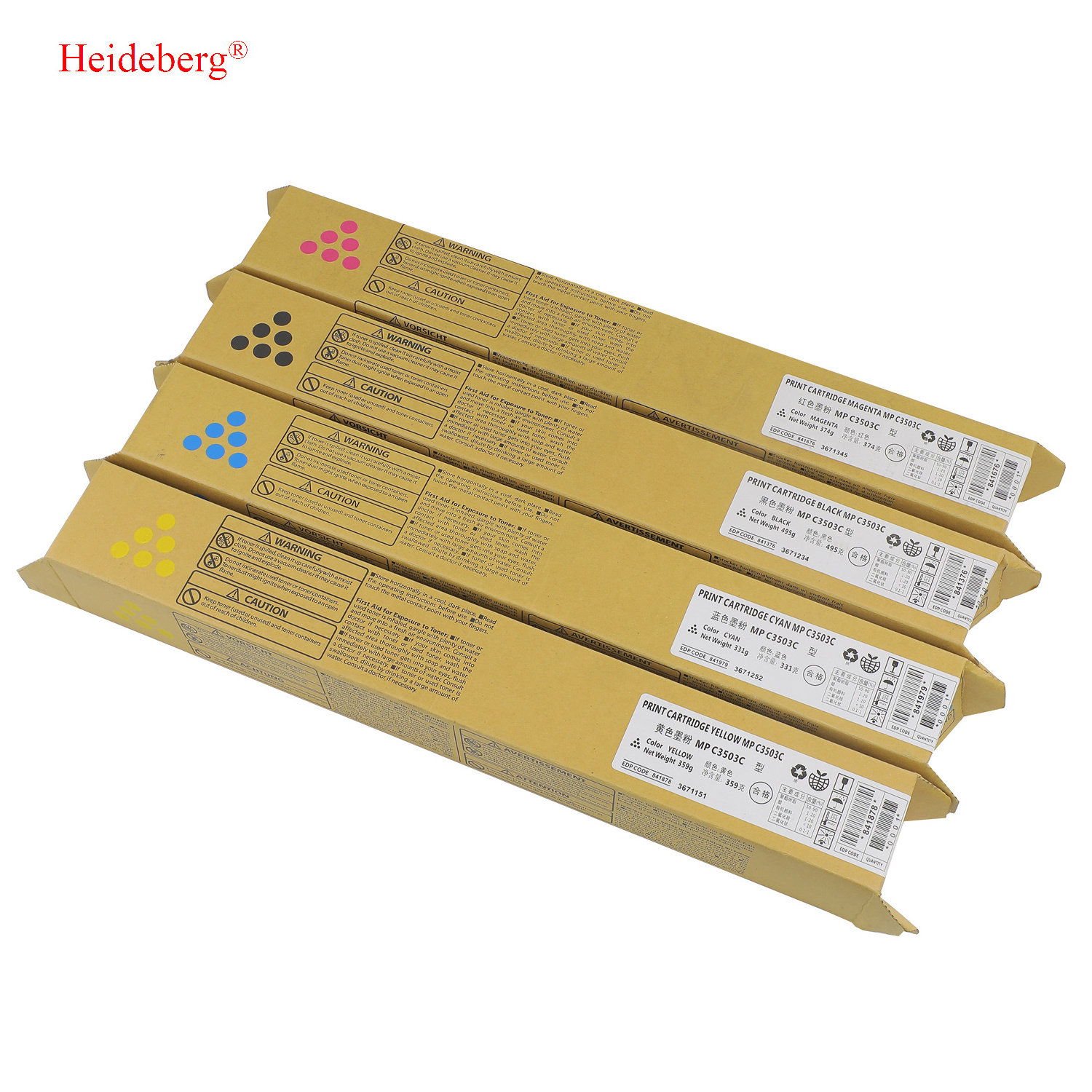 MPC3003 Color Toner Cartridge Compatible For Ricoh Copier MPC3503,China Toner Manufacturer