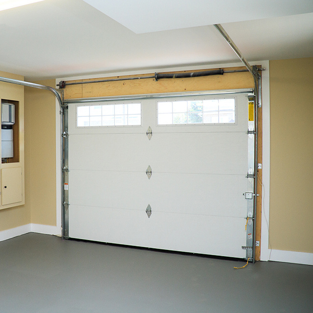 Transparent Sectional Garage Door With Window Kit