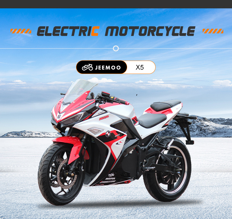 High Speed Street Legal Long Range Heavy Moto Bikes 3000w 5000w 10000w Electric Racing Motorcycle For Adult