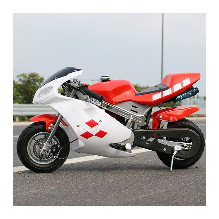 49CC 2 Stroke Gasoline Motorcycle Cool Nice Fashionable Popular Minibike Fashion Racing MOTO Bike Adult Children Motorbike