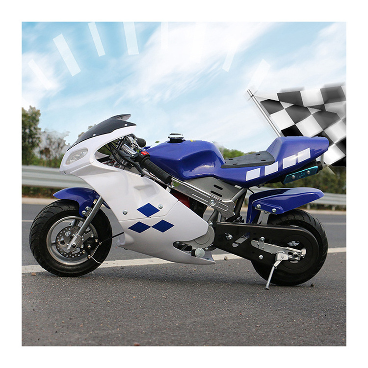 2023 49CC Minibike Motorcycle 4-Stroke 4 Stroke 4Stroke Four-Stroke Engine Gasoline Racing Dirt MOTO Bike Sports Motorbike