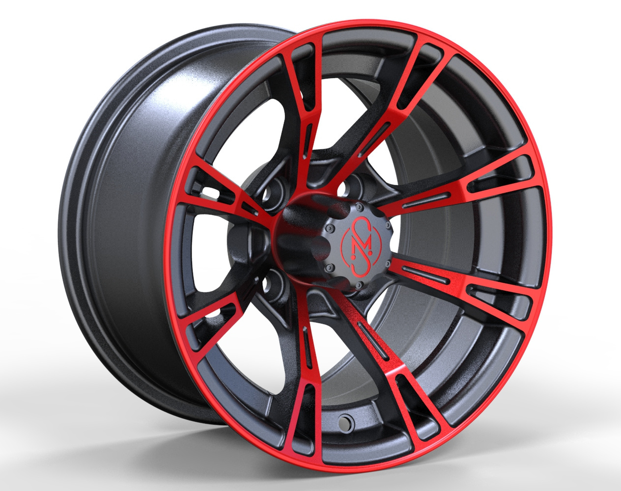Customized China supply 10 12 14 Inch aluminium alloy rim golf cart ...