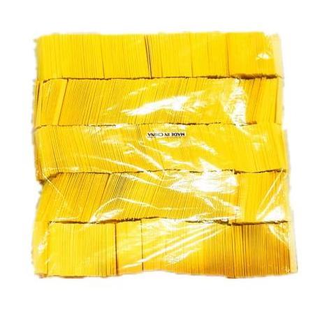 Flameproof yellow rectangle paper  Confetti / tissue Paper Confetti  rectangle