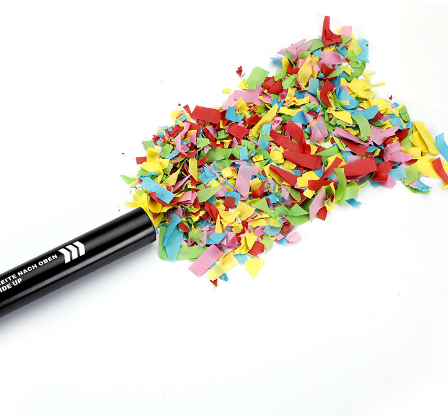 Party  Confetti cannon  With  paper confetti / metallic confetti  Party Popper