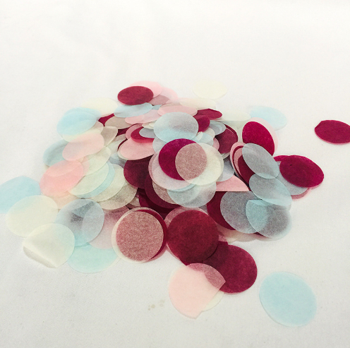 Confetti  Party Wedding  balloon filling paper confetti round shape / colorful paper confetti circle