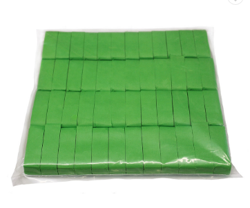 2022 hot sale Customized  Flameproof Neon Green Rectangular Tissue Paper Flameproof Paper Confetti