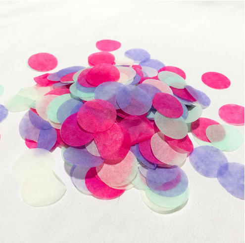 Confetti  Party Wedding  balloon filling paper confetti round shape / colorful paper confetti circle