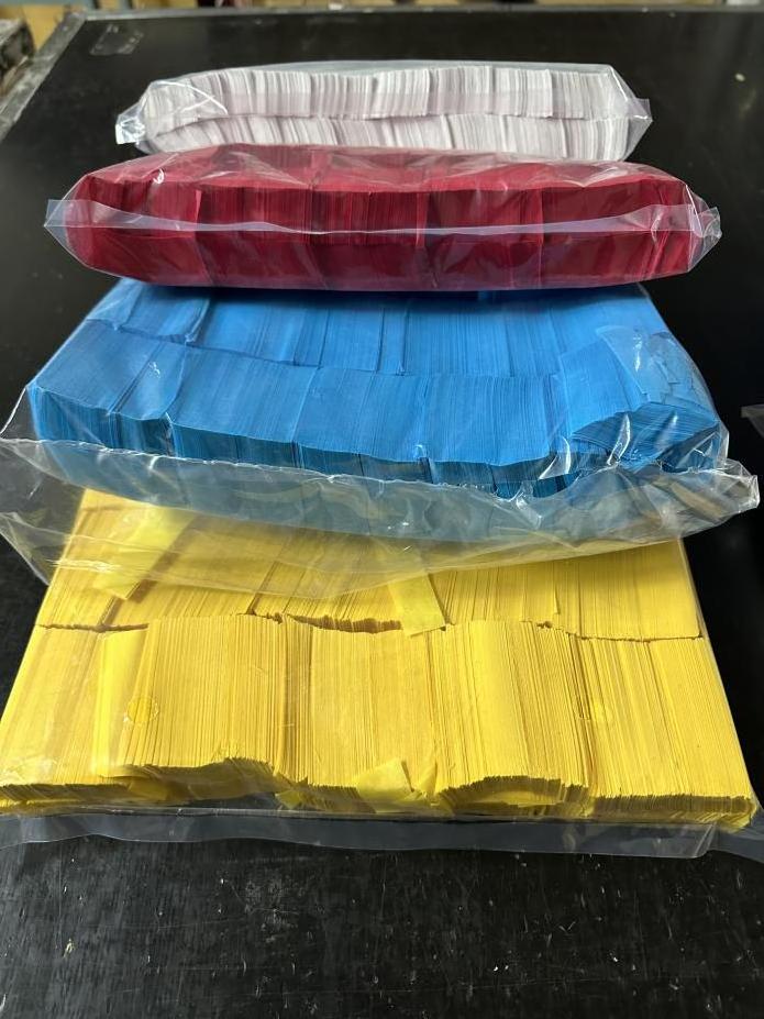 Paper Confetti  rectangle Biodegradable rice paper confetti for Birthday Wedding Factory sales