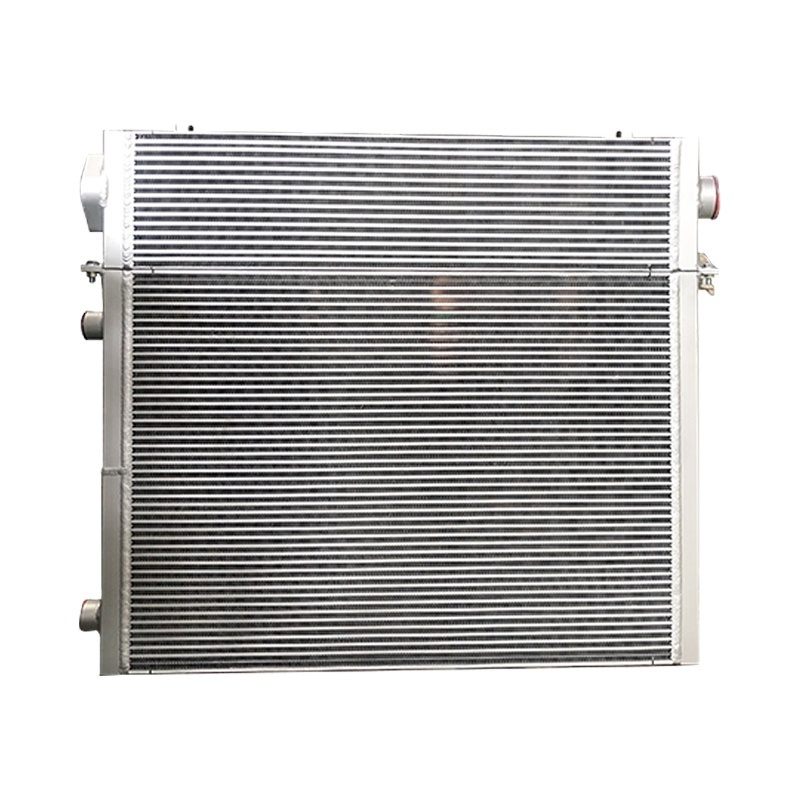 Atlas IR sullair kaeser Quincy compressor aluminum finned wind oil cooler and compressed air aftercooler price