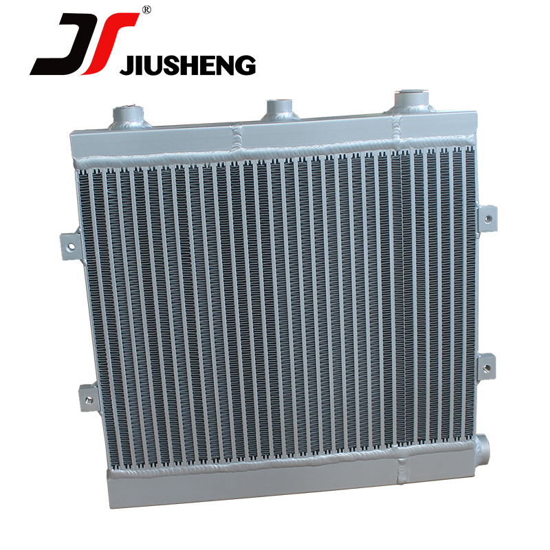 screw air compressor oil cooler radiator compressed air aftercooler compressor aluminum finned wind oil and air cooler price