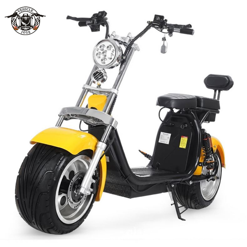 electric Motorcycle scooter New 60V 12AH 2000W  For Adults Big Wheel Powerful Off Road  electric Motorcycle scooter citycoco