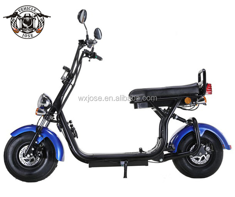 EEC fat tire electric scooter 2000w dual moto citycoco for adult