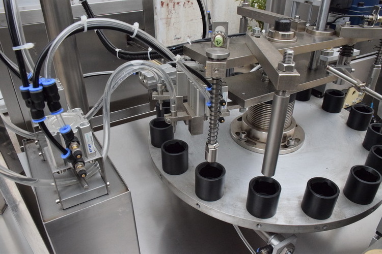 Small bottle  nail polish filling capping machines.