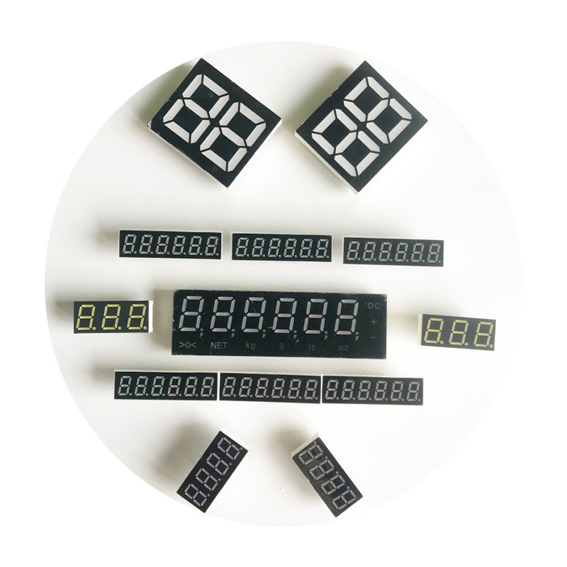 Customized Led 6 Digit 7 Segment Alphanumeric Led Display White