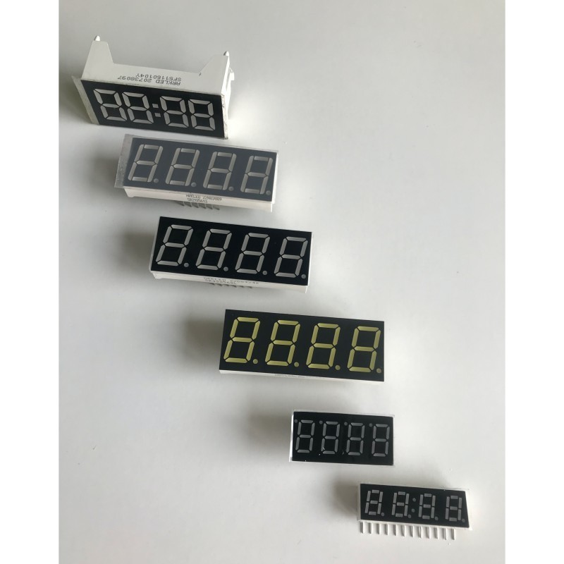 7 Segment Led 0.56 Thin 7 Segment Led 0.2 Inch 4 Digit Seven Segment Smd Display