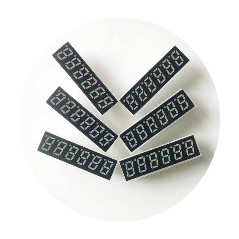 Customized Led 6 Digit 7 Segment Alphanumeric Led Display White