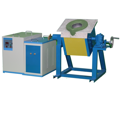 110KW 50KG Small Medium Frequency Aluminium Melting Induction Furnace