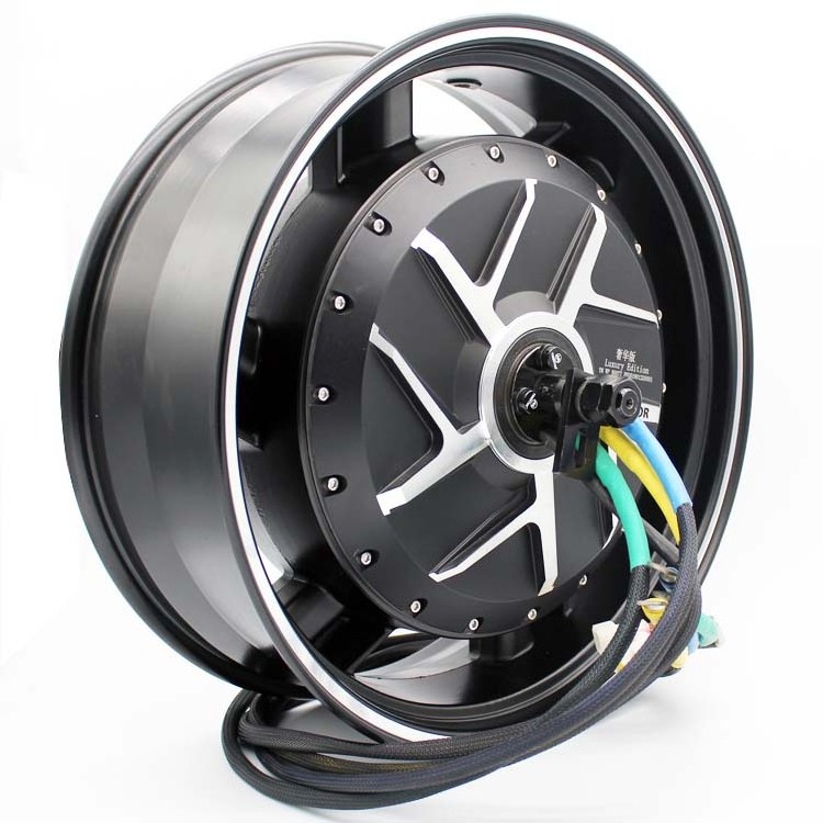 YM MOTOR 20kw bldc Super Power 17inch Hub Motor electric car conversion kit for electric motorcycle