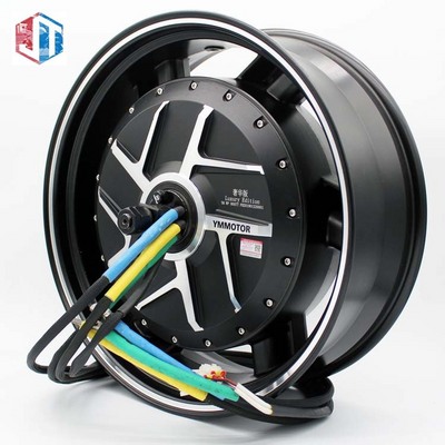 YM MOTOR 20kw bldc Super Power 17inch Hub Motor electric car conversion kit for electric motorcycle