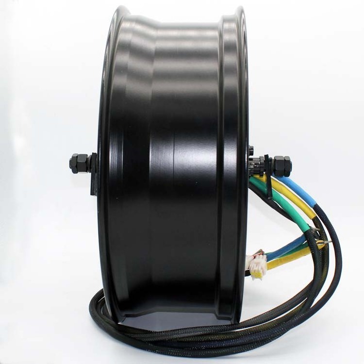 YM MOTOR 20kw bldc Super Power 17inch Hub Motor electric car conversion kit for electric motorcycle