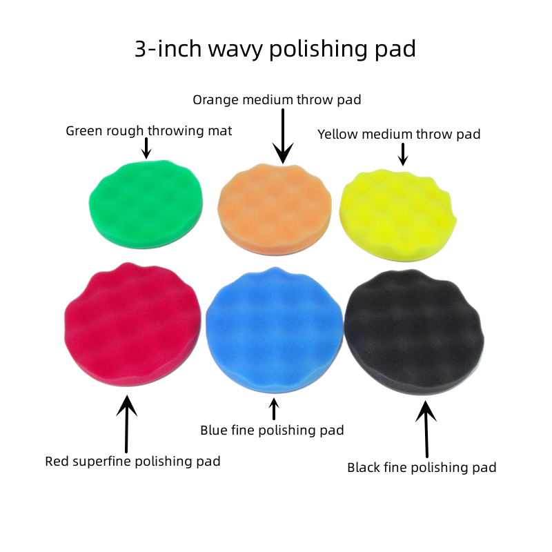 Wholesale Factory DA Foam car polishing pads 4 Inch Buffing pad Polisher Pad for car polish & care