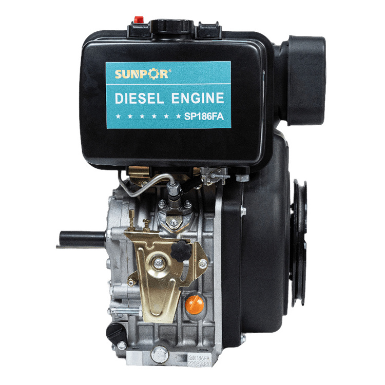 Low Noise And Emissions Single Cylinder Diesel Engine 7.8/3000 8.6/3600Hp/rpm Diesel Engine For Mini Excavator