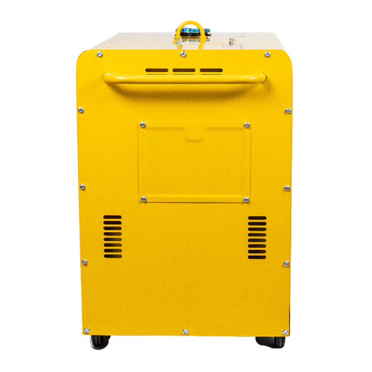 Energy Saving And Efficient Portable Diesel Generator Set 6 6.2 6.5 7KW 27.2 28.2A Small Diesel Generator For Remote Areas