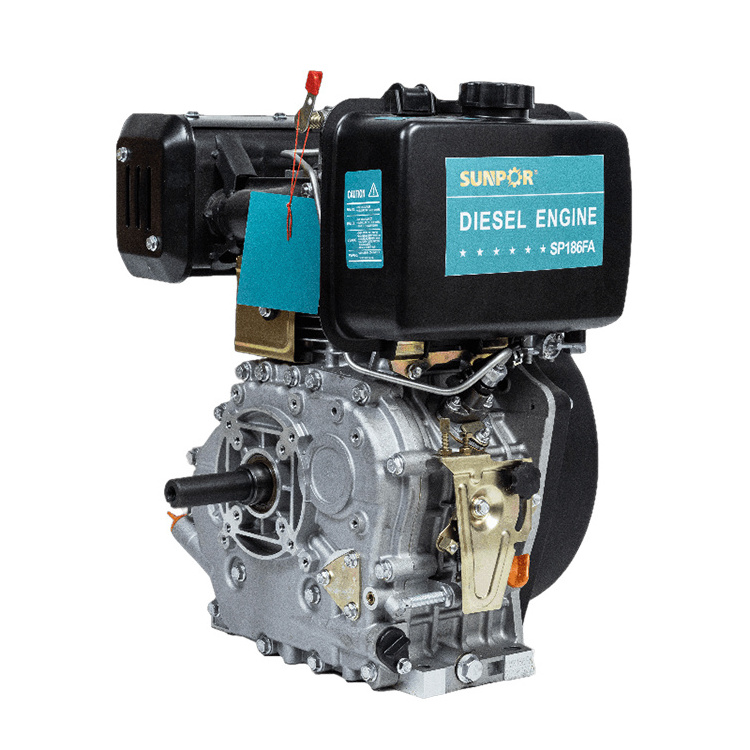 Low Noise And Emissions Single Cylinder Diesel Engine 7.8/3000 8.6/3600Hp/rpm Diesel Engine For Mini Excavator