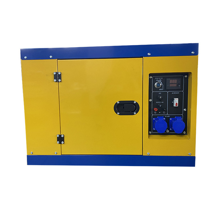 Energy Saving And Efficient Portable Diesel Generator Set 6 6.2 6.5 7KW 27.2 28.2A Small Diesel Generator For Remote Areas