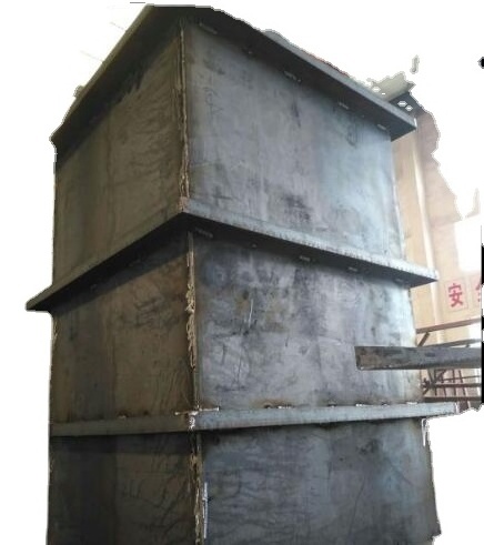 Vertical hard chrome electroplating tank with inner PVC and polarity reverse rectifier