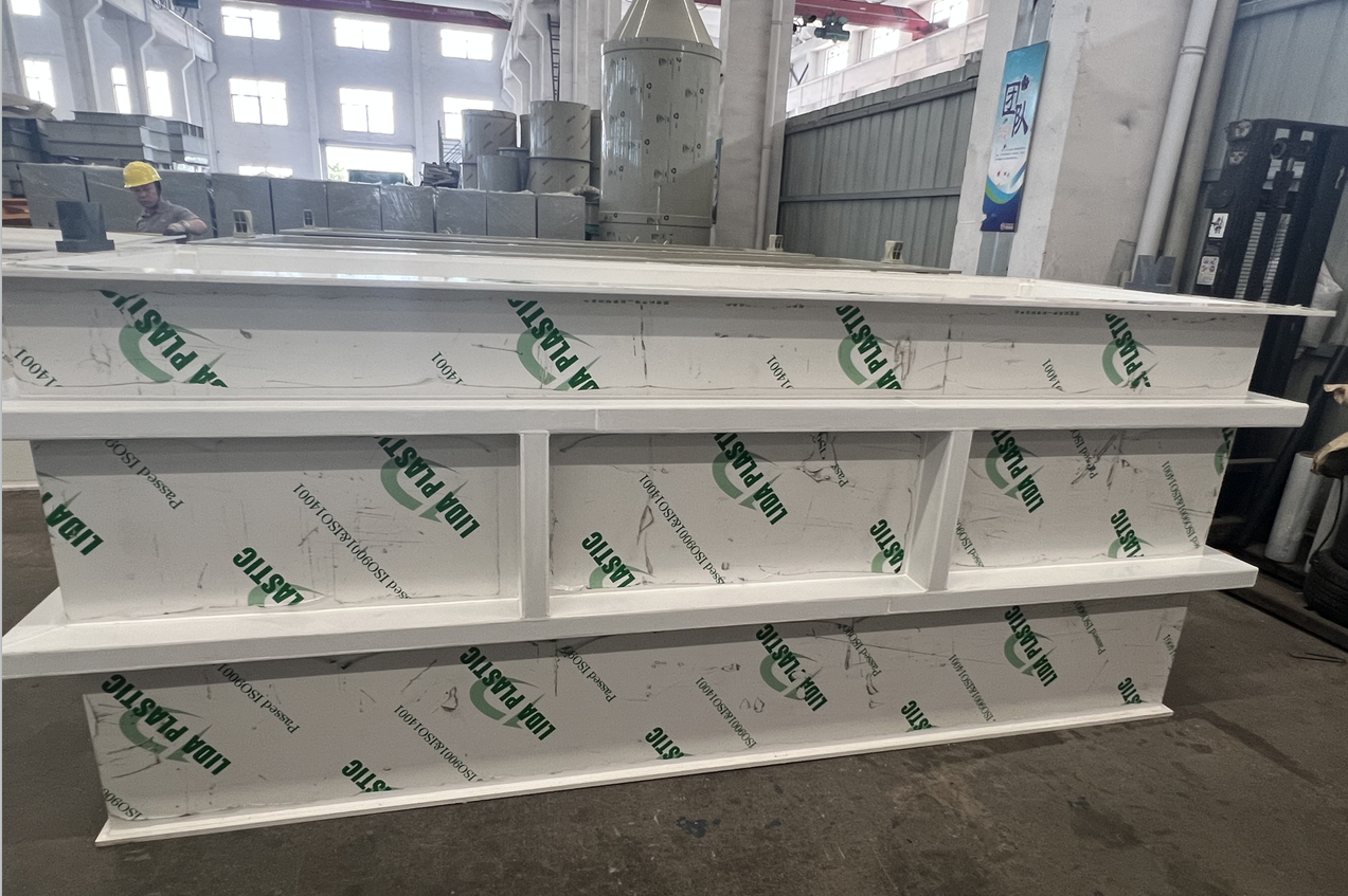 OEM Customized Chemical Storage Equipment Acid and Alkali Resistant Electroplating Bath Plastic PVC tank