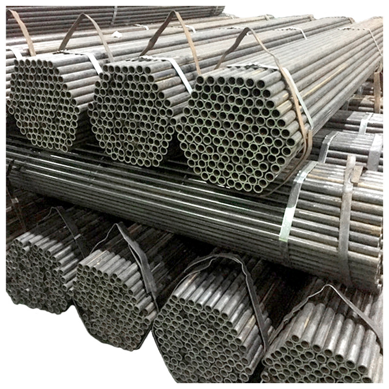 Customized size weld galvanized steel pipe DC01 zinc coated steel tube for construction