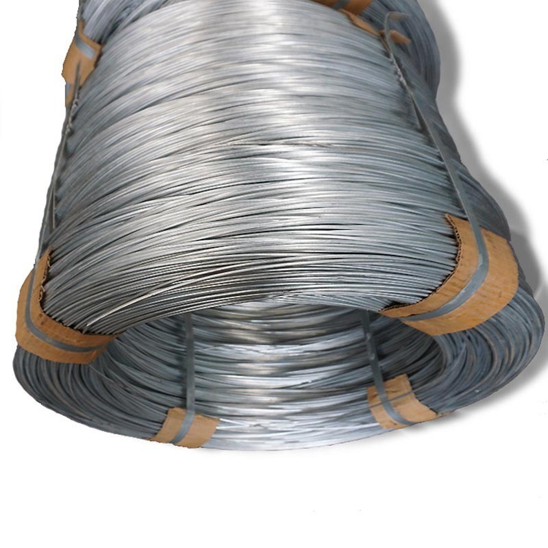 electro galvanized Q235 Q195 galvanized steel wire hot rolled low carbon steel wire rod in coils