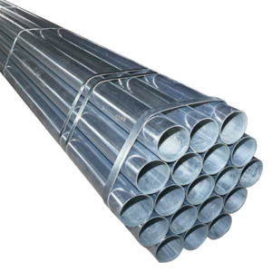 Customized size weld galvanized steel pipe DC01 zinc coated steel tube for construction