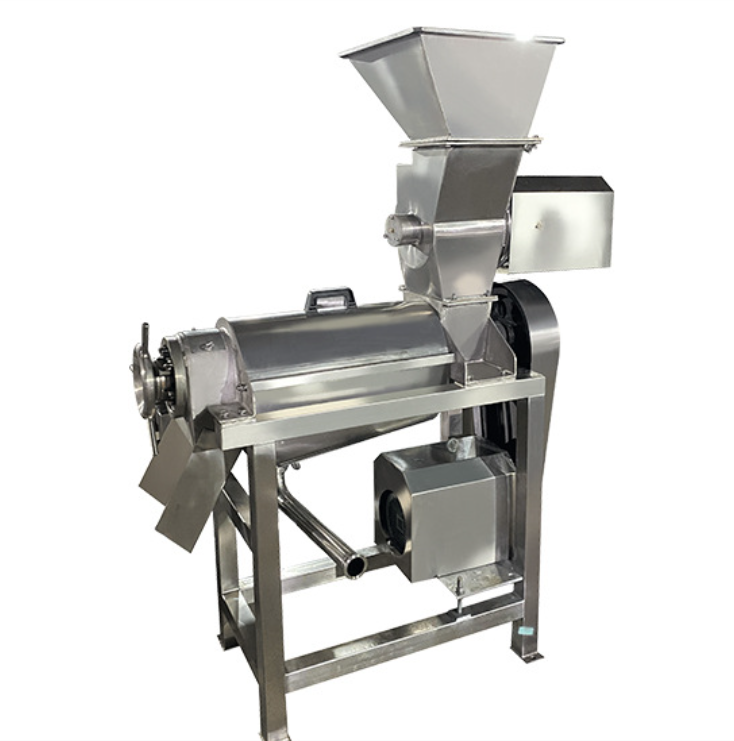 Industrial cold press apple coconut ginger pineapple screw crusher and juicer machine/spiral crushing and juicing machine