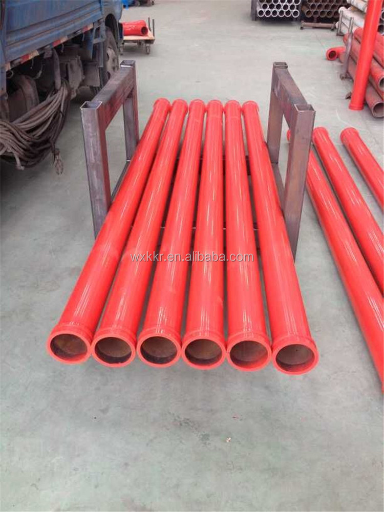 DN125*3M Schwing Concrete Pump Parts Of Boom Pipes