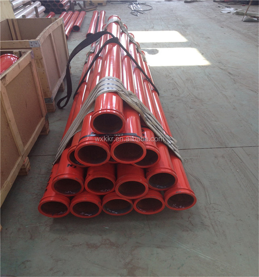 DN125*3M Schwing Concrete Pump Parts Of Boom Pipes