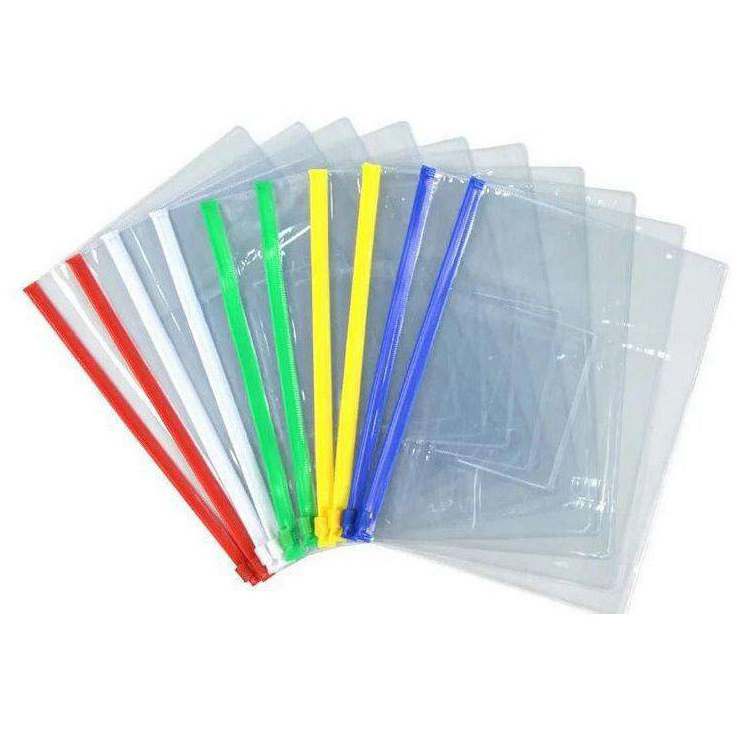 eco friendly 0.045-3mm plastic pvc crystal clear vinyl film for file zipper bag id card