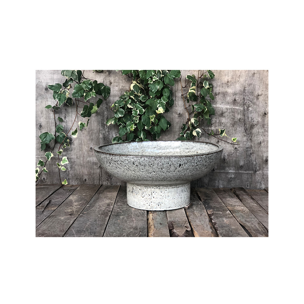 Hot Selling Inventory Stoneware Ceramic Flower Planter Pot For Outdoor Planter