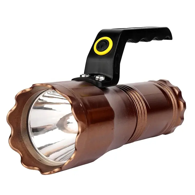 Waterproof Portable Searchlight Torch Camping Outdoor Light Flashlight Factory Best Price High Quality Outdoor LED Emergency AA