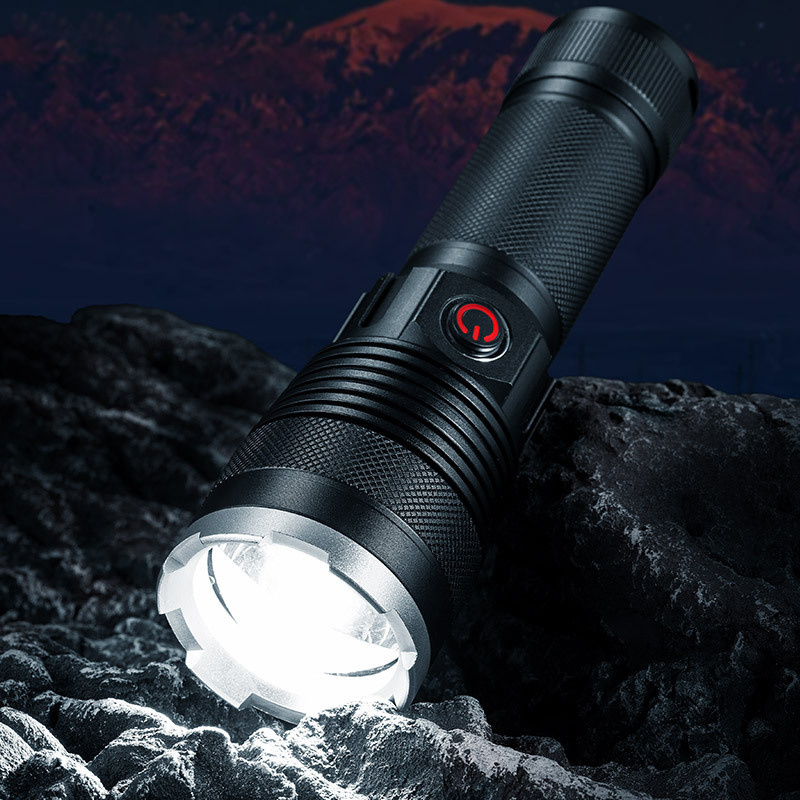 High lumen Waterproof P50 Recharge Torch Light Led Flashlight Long Range Powerful