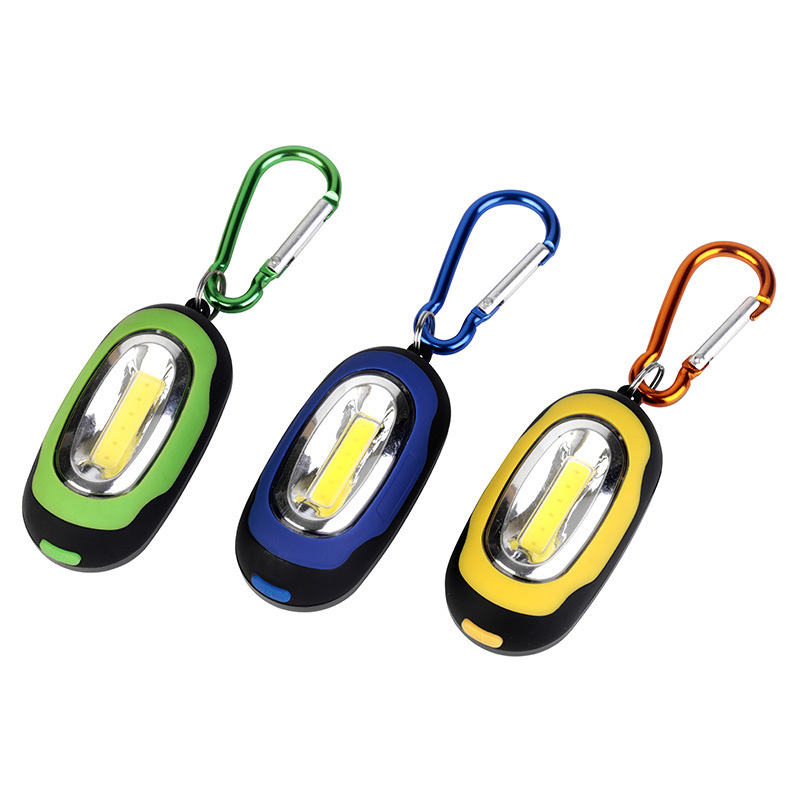 Multifunction COB Mini Keychain Light Backpack Lamp Strong Magnetic Small Flashlight