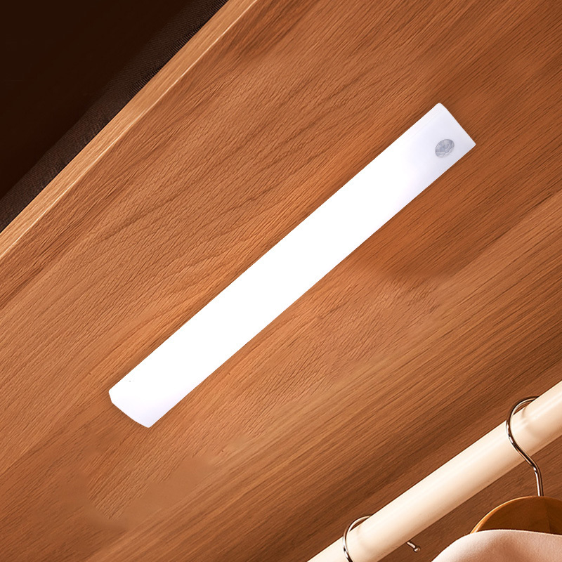 Wireless USB Rechargeable Kitchen Cupboard Night light LED Motion Sensor Cabinet and Closet Light with Magnetic