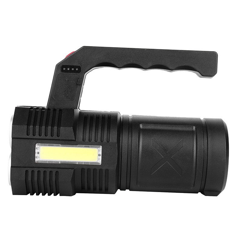 Outdoor Cheap Handheld Rechargeable Searchlight High Brightness Powerful Flashlight Hand-held Light