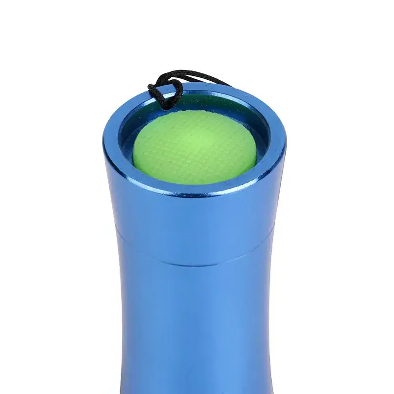 Factory Wholesale COB Small Size Blue Aluminum Dry Battery Pocket Flashlight Led Torch