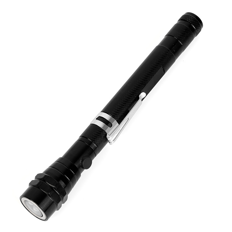 Telescopic Lens Led Flashlight with Magnet Flexible Tube Telescopic Magnetic Led Torch Flashlight 3 LED Aluminium Emergency