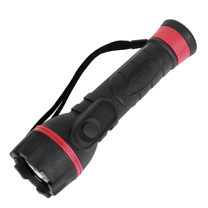 Classic Outdoor 3W LED Rubber Painting Plastic Led Flashlight Torch Light Hunting Torch Light Led Flash Lights